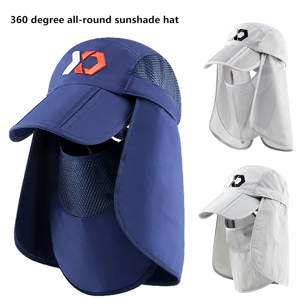 Fishing Mask Sun Protection - Chapeau de soleil avec protection du