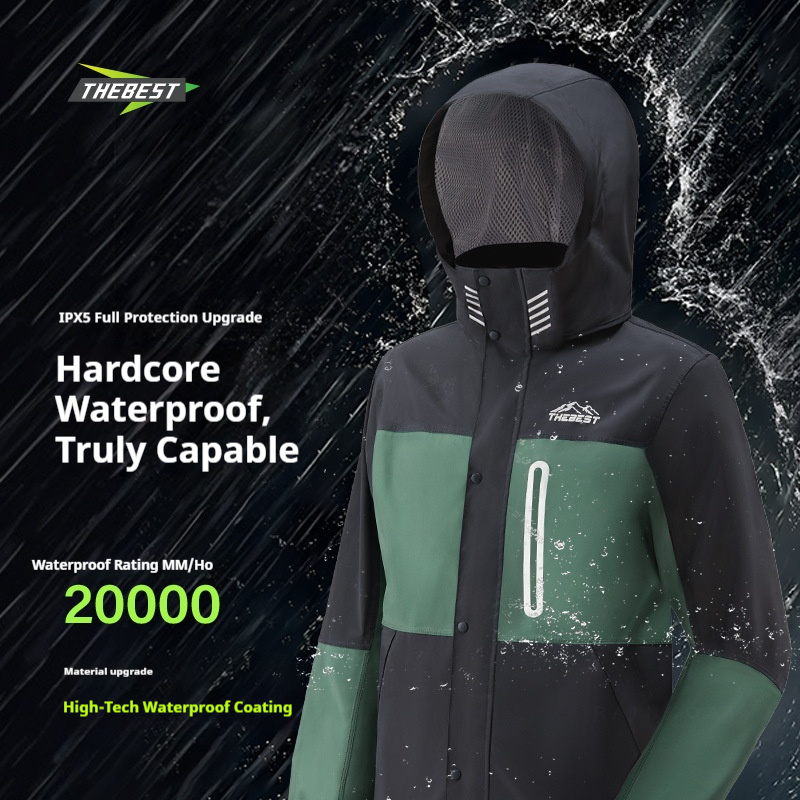 Fishing Rain Suit - Combinaison de pluie intégrale pour motocycliste