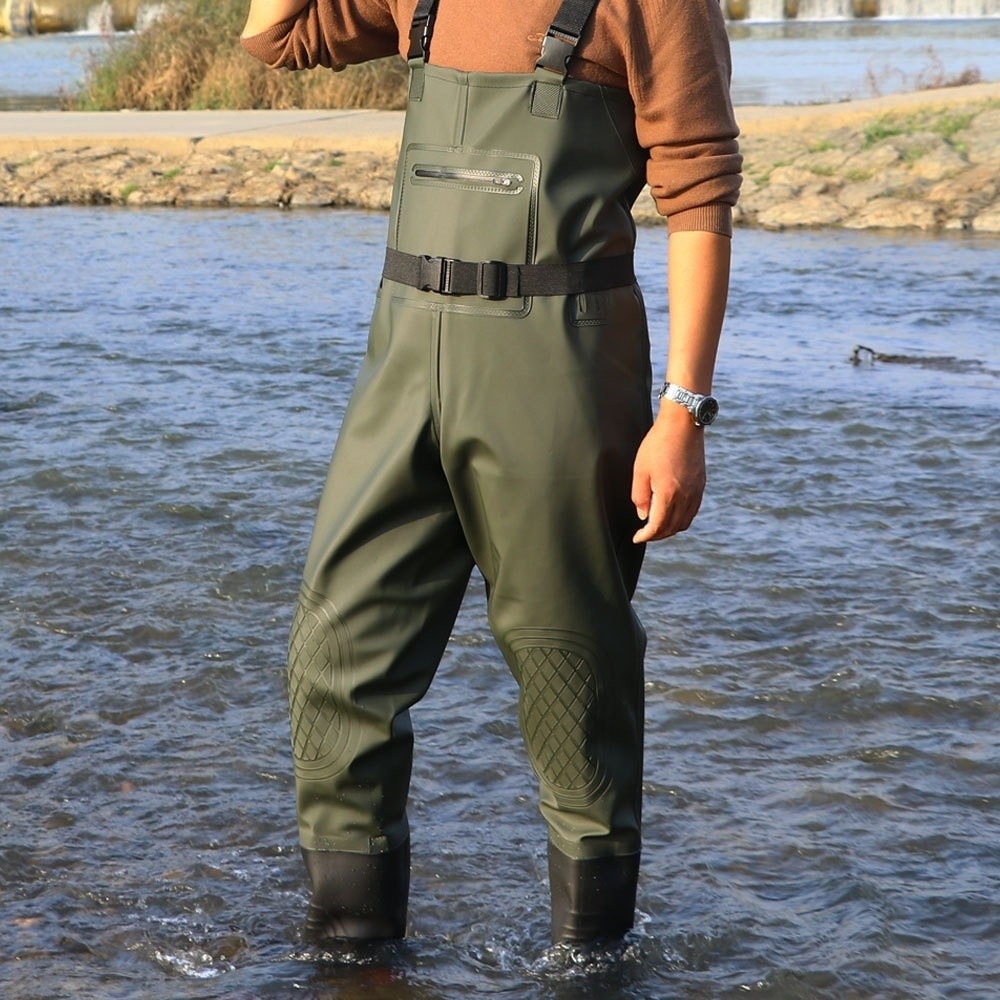 Fishing Pants Waterproof - Combinaison de pêche en PVC pratique,