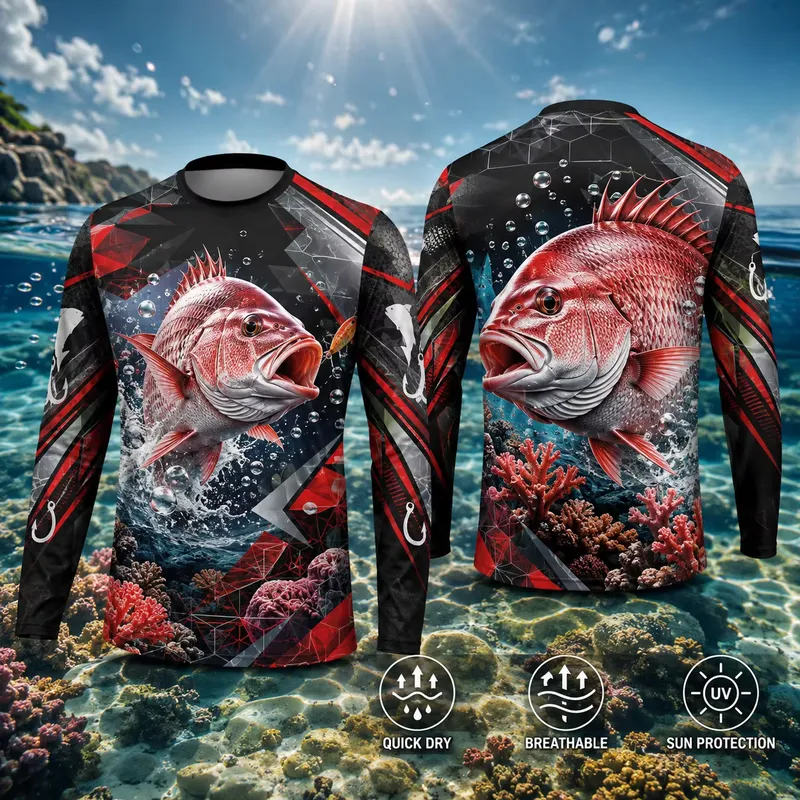 T-shirt de pêche à manches lon - Fishing Shirt Uv Protection avis et prix