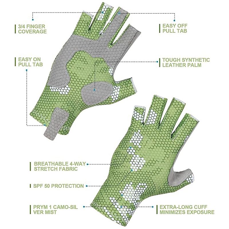 Gants de pêche ABJX avec desig - Fishing Gloves avis et prix