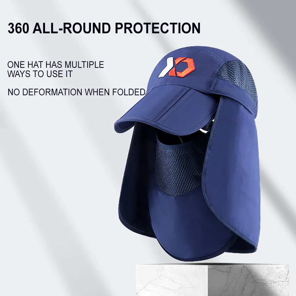 Chapeau de soleil avec protect - Fishing Mask Sun Protection avis et prix