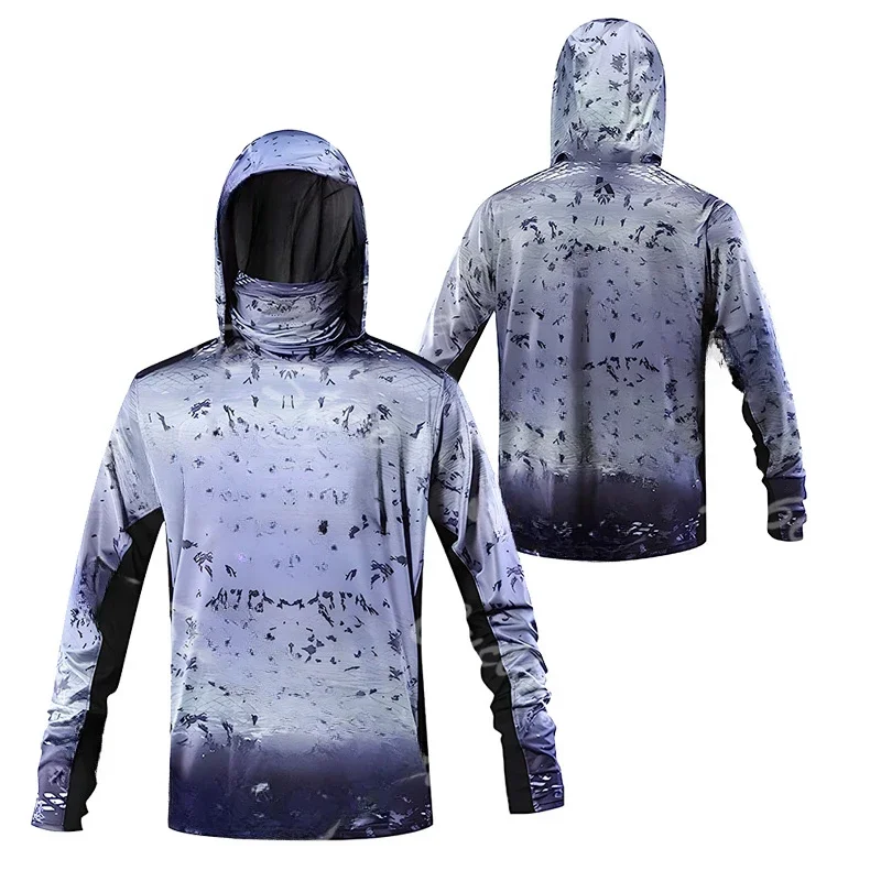 T-shirt de pêche à capuche pou - Fishing Shirt Uv Protection avis et prix