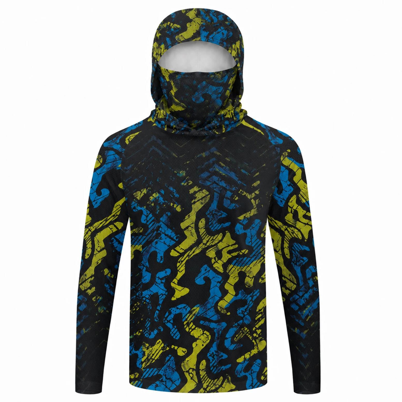 Chemise de pêche à capuche pou - Fishing Mask Sun Protection avis et prix